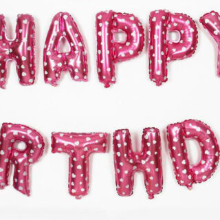 Bong bóng chữ Happy Birthday Bong bóng trang trí Hạt xốp đủ màu, dễ thương xinh xắn - 090.2512.711 3