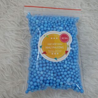 Hạt Xốp Màu bịch nhỏ – Xanh Dương Hạt xốp màu bịch nhỏ Hạt xốp đủ màu, dễ thương xinh xắn - 090.2512.711