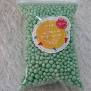 Hạt Xốp Màu bịch nhỏ –  Màu Xanh Lá Cây Hạt xốp màu bịch nhỏ Hạt xốp đủ màu, dễ thương xinh xắn - 090.2512.711