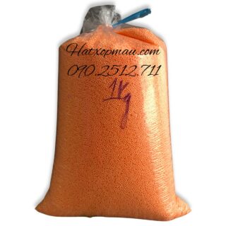 Hạt Xốp Màu bịch Big Size – Cam _ SL: 1Kg Hạt xốp màu bán sỉ Hạt xốp đủ màu, dễ thương xinh xắn - 090.2512.711