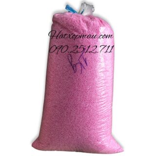 Hạt Xốp Màu bịch Big Size – Hồng _ SL: 1Kg Hạt xốp màu bán sỉ Hạt xốp đủ màu, dễ thương xinh xắn - 090.2512.711
