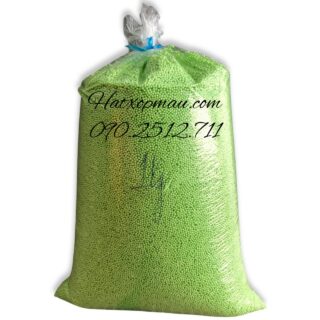 Hạt Xốp Màu bịch Big Size – Xanh Chuối _ SL: 1Kg Hạt xốp màu bán sỉ Hạt xốp đủ màu, dễ thương xinh xắn - 090.2512.711